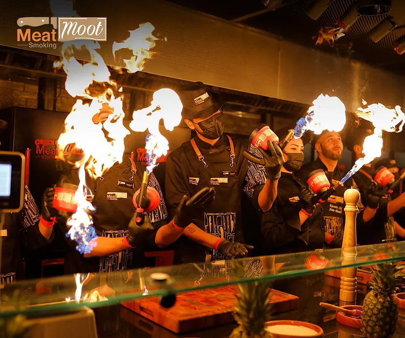 fire show at meet moot
